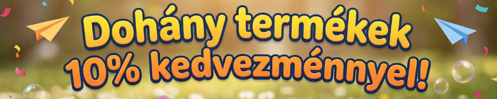 Dohány termékek 10% kedvezménnyel